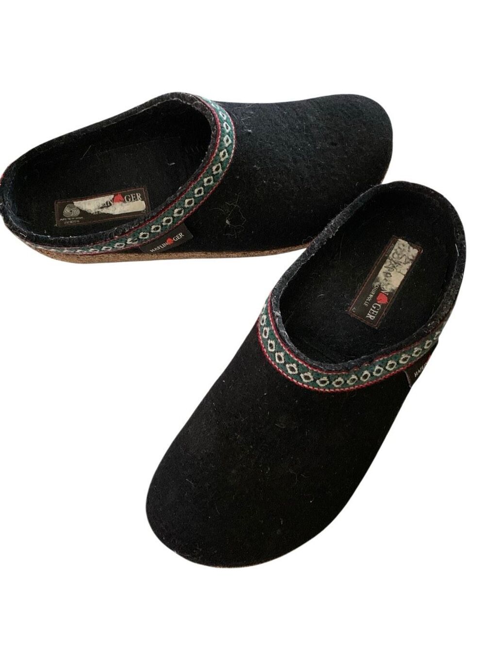 Haflinger wool clogs women's size 42